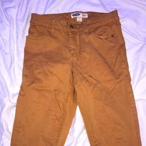 Orange Old Navy unworn jeans for teens